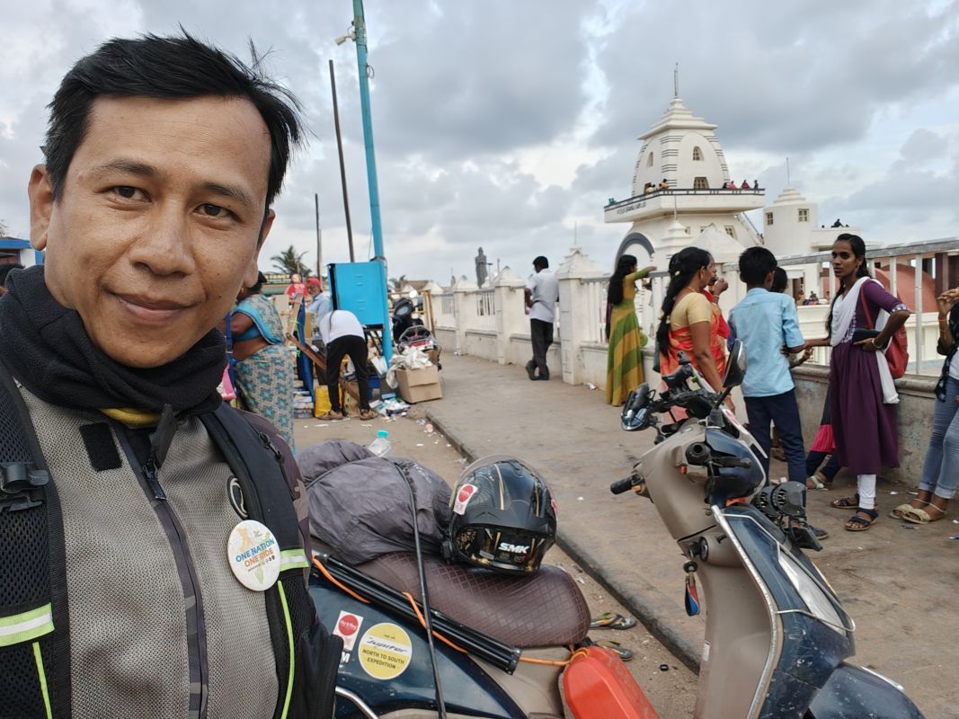 Bonny Bam at Kanya Kumari