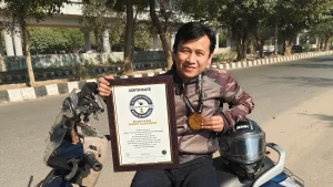 Kashmir to Kanyakumari: Epic Record on TVS Jupiter 110cc