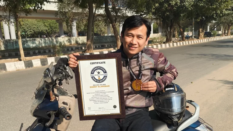 Kashmir to Kanyakumari: Epic Record on TVS Jupiter 110cc