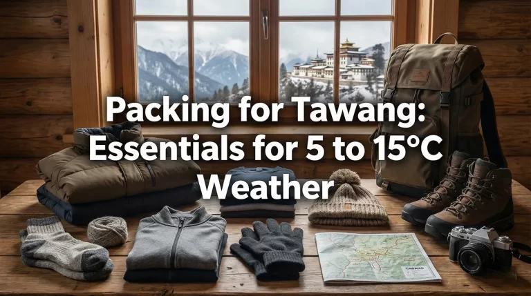 Packing for Tawang: Essentials for 5 to 15°C Weather