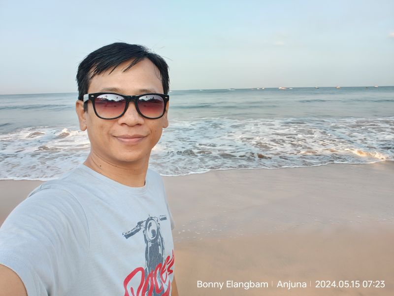 At Goa beach